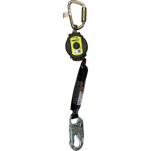 Limiteur de chute personnel TurboLite+ Miller, 11', Sangles, Stationnaire Advanced Consulting and Training Ltd.