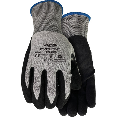 Gants r&eacute;sistant &agrave; la coupe 388 Stealth Cyclone, Taille T-petit, Calibre 18, Rev&ecirc;tement Nitrile, Enveloppe en PEHP/Polyester, ASTM ANSI niveau A2/EN 388 niveau 3 Advanced Consulting and Training Ltd.