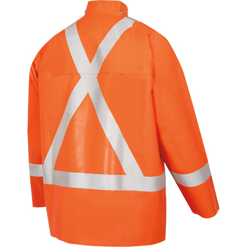 5990J Super Heavy-Duty FR/Arc Resistant Safety Rain Jacket, Small, High Visibility Orange, 11 cal/cm² Advanced Consulting and Training Ltd.