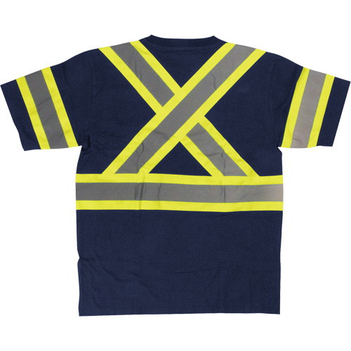 Short Sleeve Safety T-Shirt, Cotton, X-Small, Navy Blue Advanced Consulting and Training Ltd.