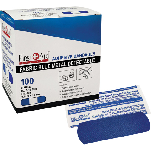 Bandages, Rectangulaire/carr&eacute;e, 3", Tissu d&eacute;tectable, St&eacute;rile Advanced Consulting and Training Ltd.