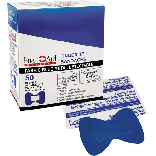 Bandages, Fingertip, Fabric Metal Detectable, Non-Sterile Advanced Consulting and Training Ltd.
