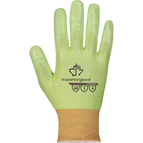 Hi-Viz S18TAXFN Cut-Resistant Gloves, Size 6, 18 Gauge, Foam Nitrile Coated, TenActiv Shell, ASTM ANSI Level A9 Advanced Consulting and Training Ltd.