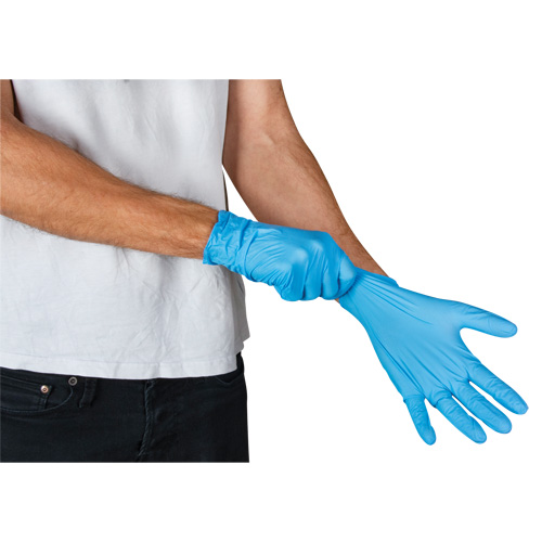 Emballages de gants jetables pour machine distributrice, Grand, Nitrile, 4,5 mils, Sans poudre, Bleu, Classe 2 Advanced Consulting and Training Ltd.