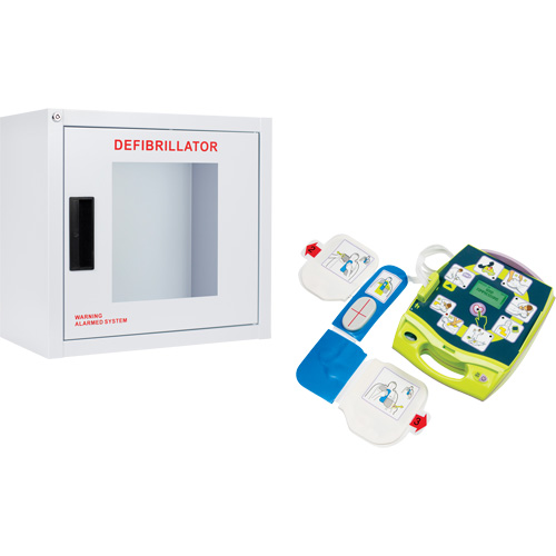 Ensemble armoire murale et d&eacute;fibrillateur AED Plus, Semi-automatique, Anglais, Classe 4 Advanced Consulting and Training Ltd.