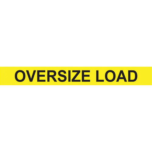 Oversize Load Heavy Haul Sign, Aluminum, 96" W x 12" H Advanced Consulting and Training Ltd.