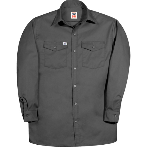 Premium Long-Sleeve Work Shirt, Men's, 2X-Large, Charcoal Advanced Consulting and Training Ltd.