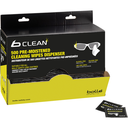Lingettes nettoyantes pr&eacute;mouill&eacute;es B-Clean B500 Advanced Consulting and Training Ltd.