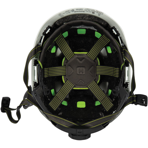 Casque de s&eacute;curit&eacute; d'escalade Fibre Metal, R&eacute;pond aux normes CSA type 2, Suspension Rochet, Non ventil&eacute; Advanced Consulting and Training Ltd.
