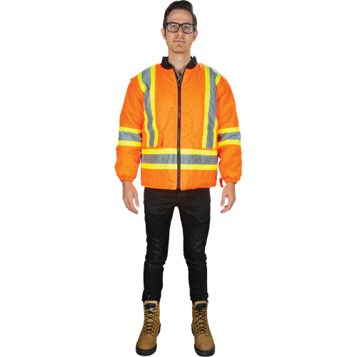 Waterproof 7-in-1 Winter Parka, High Visibility Orange, X-Large Advanced Consulting and Training Ltd.