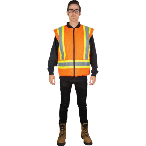 Waterproof 7-in-1 Winter Parka, High Visibility Orange, X-Large Advanced Consulting and Training Ltd.