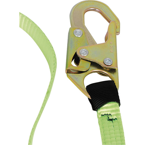 SA-54000-6 Shock Absorbing Lanyard, 6', Snap Hook Center, Snap Hook Leg Ends, Polyester Advanced Consulting and Training Ltd.