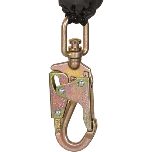 SRL-73302-10LE Cordage de s&eacute;curit&eacute; autor&eacute;tractable, 10', Acier galvanis&eacute;, Pivotant Advanced Consulting and Training Ltd.