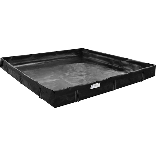 Spill Containment Berm, 598 US gal. Capacity, 10' W x 8' L x 1" H, L-Bracket Advanced Consulting and Training Ltd.
