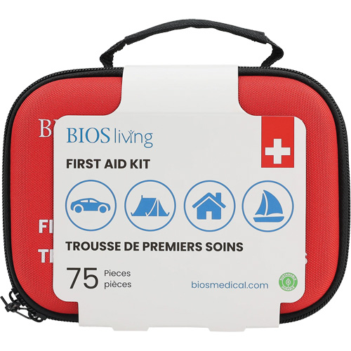 75-Piece Home & Travel First Aid Kit, Nylon Bag Advanced Consulting and Training Ltd.