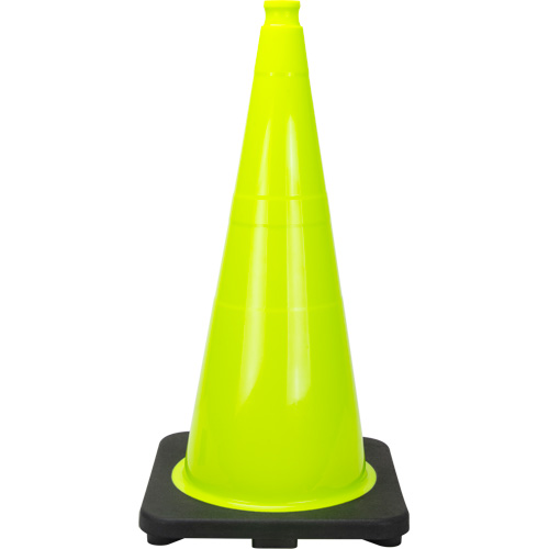 Premium Traffic Cone, 28", Lime Green Advanced Consulting and Training Ltd.