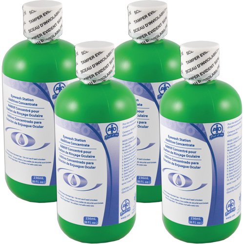 Additif pour pr&eacute;server l'eau dans les douches oculaires d'urgence autonomes, Canada, paquet de 4, 8 oz Advanced Consulting and Training Ltd.