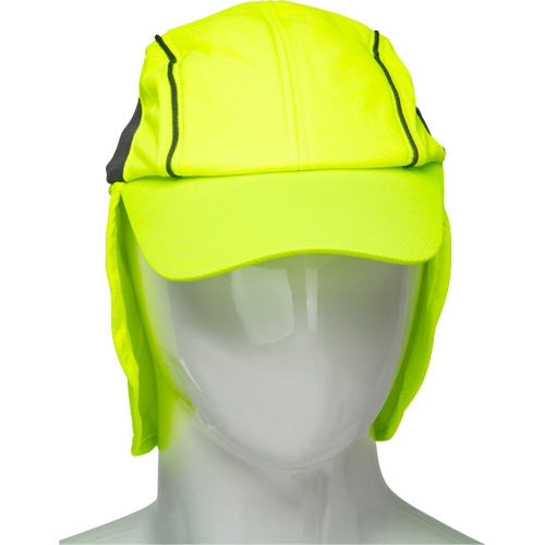 Chapeaux de refroidissement avec voiles pour le cou, Lime haute visibilit&eacute; Advanced Consulting and Training Ltd.