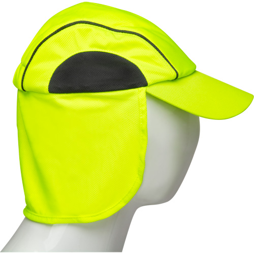 Chapeaux de refroidissement avec voiles pour le cou, Lime haute visibilit&eacute; Advanced Consulting and Training Ltd.
