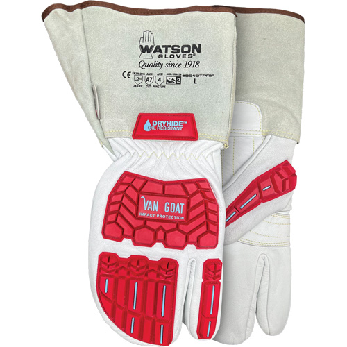 Van Goat 1-Finger Cut-Resistant Mitts, Size Medium, Goatskin Shell, ASTM ANSI Level A7 Advanced Consulting and Training Ltd.