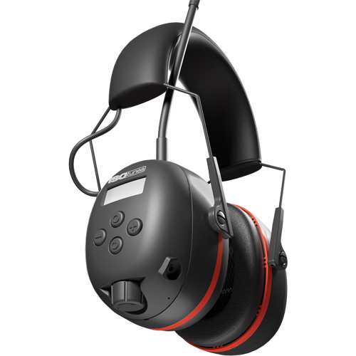 Black & Red Air Defender AM/FM Earmuffs, Headband Style, 24 dB Advanced Consulting and Training Ltd.
