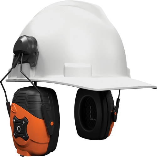 Safety Orange Link 2.0 Bluetooth Earmuffs, Cap Mount Style, 21 dB Advanced Consulting and Training Ltd.
