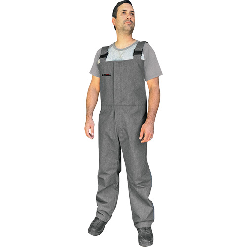 CoreMAX FR Bib Overall, Small, Grey Advanced Consulting and Training Ltd.