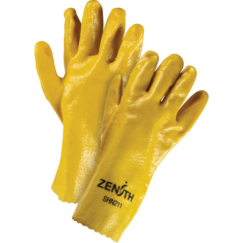 Gants &agrave; fini rugueux et r&eacute;sistants aux produits chimiques, Taille 9, 12" lo, PVC, Doublure en Interlock, 47-mil Advanced Consulting and Training Ltd.