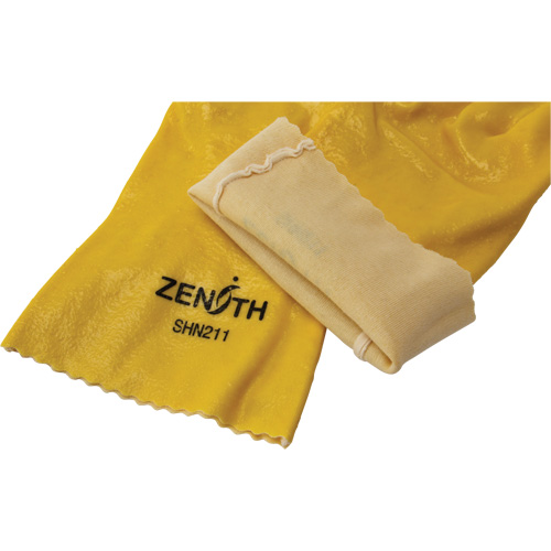 Gants &agrave; fini rugueux et r&eacute;sistants aux produits chimiques, Taille 9, 12" lo, PVC, Doublure en Interlock, 47-mil Advanced Consulting and Training Ltd.