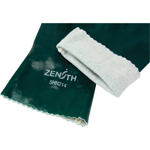 Gants verts &agrave; double enduit, 12" lo, PVC, Doublure en Jersey de coton, 70 mils Advanced Consulting and Training Ltd.