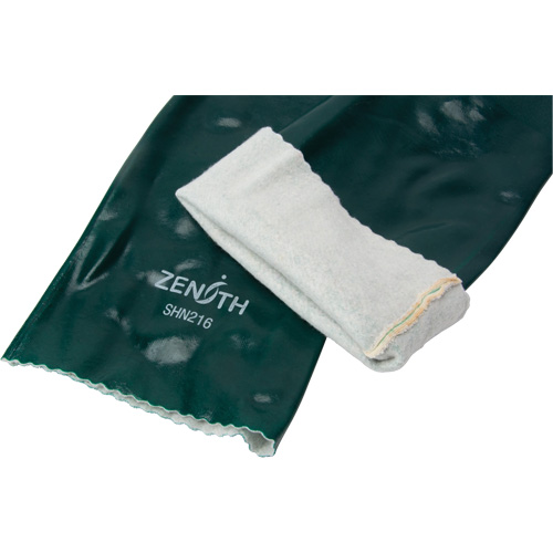 Double Dipped Green Gloves, 18" L, PVC, Cotton Jersey Inner Lining, 70-mil Advanced Consulting and Training Ltd.