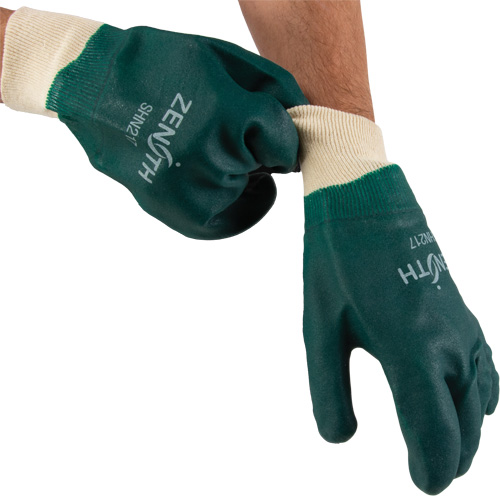 Gants verts &agrave; double enduit, 10" lo, PVC, Doublure en Jersey de coton, 70 mils Advanced Consulting and Training Ltd.