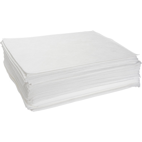 Feuilles absorbantes souffl&eacute;es, Huile seulement, 15" x 19", 10 gal. d'absorption Advanced Consulting and Training Ltd.