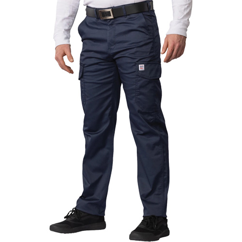 Big Flex Cargo Pants, Poly-Cotton/Spandex, Navy Blue, Size 56, 30 Inseam Advanced Consulting and Training Ltd.