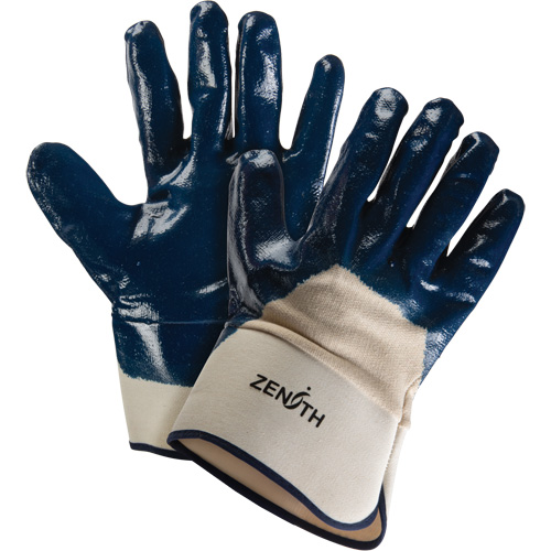 Gants &agrave; poignet de s&eacute;curit&eacute; de poids lourd, 11/2T-Grand, R&ecirc;vetement Nitrile, Enveloppe en Coton Advanced Consulting and Training Ltd.