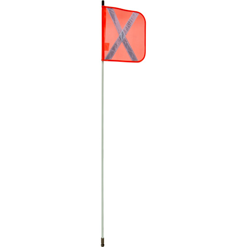Heavy-Duty Safety Whip, Threaded Mount, 5' High, Orange with Reflective X Advanced Consulting and Training Ltd.