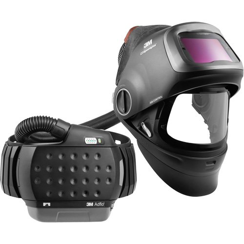 Masque de soudage &agrave; usage intensif Speedglas G5-01 avec syst&egrave;me de respirateur d'&eacute;puration d'air propuls&eacute; Adflo, Masque de soudage, Pile Lithium-ion Advanced Consulting and Training Ltd.