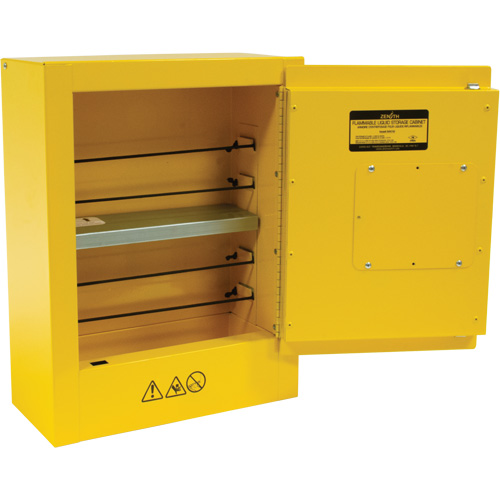 Armoire de s&eacute;curit&eacute; miniature pour produits inflammables, 2 gal., 1 Porte(s), 17" La x 22" h x 8" p Advanced Consulting and Training Ltd.