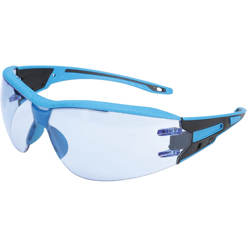 Captain Metal Detectable Rimless Safety Glasses, Light Blue Lens, Anti-Fog/Anti-Scratch, ANSI Z87+/Meets/Exceeds CSA Z94.3 Advanced Consulting and Training Ltd.