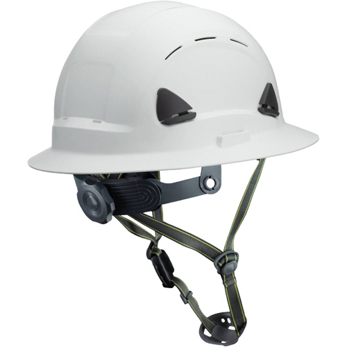 Fibre Metal Climbing Style Helmet with Full Brim, Meets CSA Type 2, Ratchet Suspension, Vented Advanced Consulting and Training Ltd.