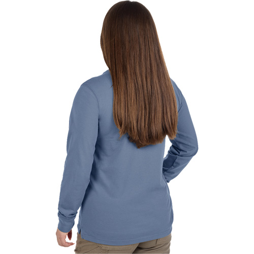 GRIDIRON Long Sleeve Pocket T-Shirt, Women's, X-Small, Blue Advanced Consulting and Training Ltd.