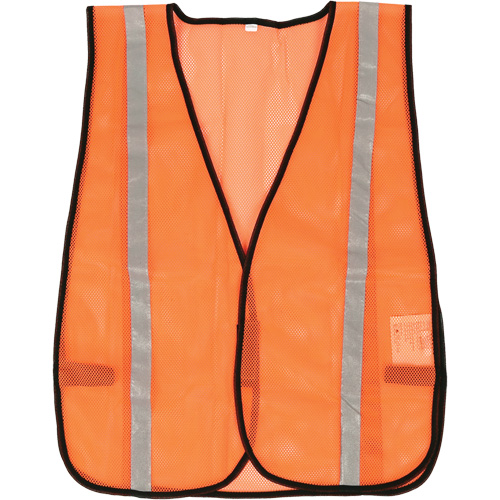Compact Mesh Safety Vest, High Visibility Orange, Polyester Advanced Consulting and Training Ltd.