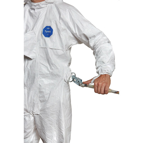 Harness-Compatible Disposable Coverall, Small, White, Tyvek&reg; 500 Advanced Consulting and Training Ltd.