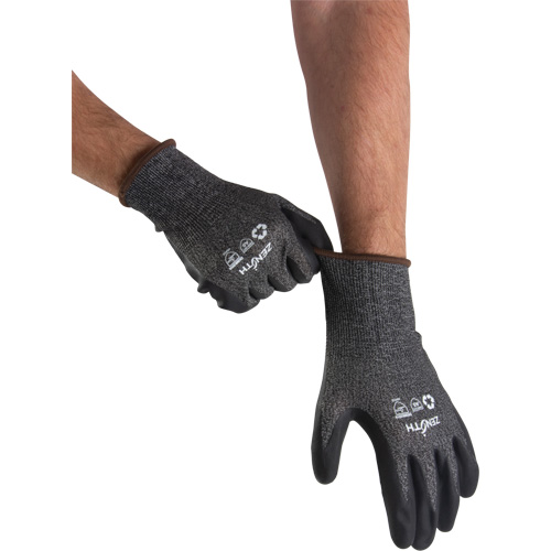Eco-Friendly Lightweight High-Dexterity Cut-Resistant Gloves, Size 10, 21 Gauge, Foam Nitrile Coated, Stainless Steel/HPPE/RPET Shell, ASTM ANSI Level A5 Advanced Consulting and Training Ltd.