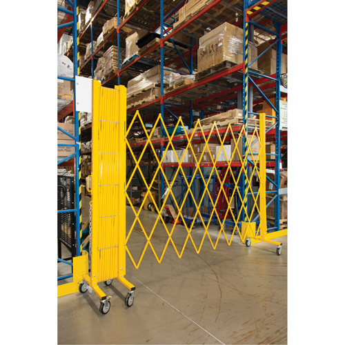 Barri&egrave;re extensible, 84" h x 20' lo, Jaune Advanced Consulting and Training Ltd.