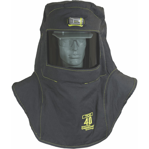 Cagoule de protection contre l'arc &eacute;lectrique TCG, Noir, 40 cal/cm², ANSI Z87.1/ASTM F1506/ASTM F1959/ASTM F2178/R&eacute;pond ou surpasse la norme CSA Z462/NFPA 70E, 4 Arc &eacute;lectrique EPI cat&eacute;gorie niveau Advanced Consulting and Training Ltd.