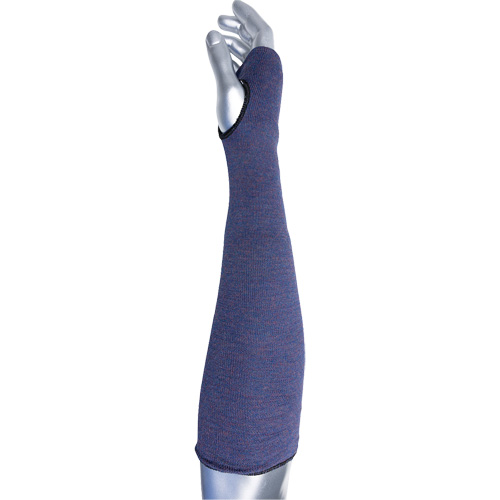 Manchette ASP &agrave; 2 plis avec trou pour pouce ECO Series Kut Gard, Aramide, 14", ASTM ANSI niveau A3, Mauve Advanced Consulting and Training Ltd.