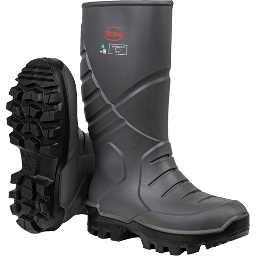 Boss&reg; Footwear Full Safety Boot with Midsole & Internal Met Guard, Thermal Polyurethane, Steel Toe, Puncture Resistant Sole, Size 6 Advanced Consulting and Training Ltd.