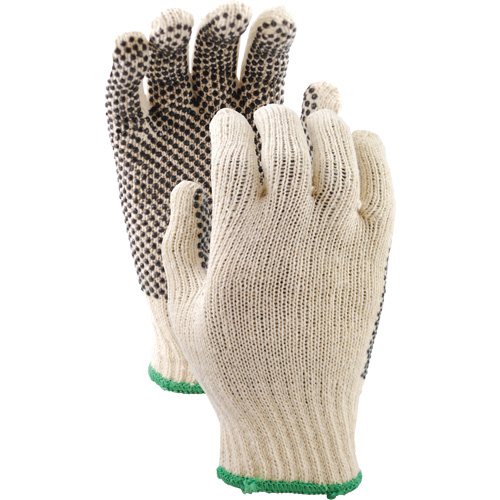 Gants en tricot avec pois de PVC 417, Poly/coton, Un c&ocirc;t&eacute;, Petit Advanced Consulting and Training Ltd.