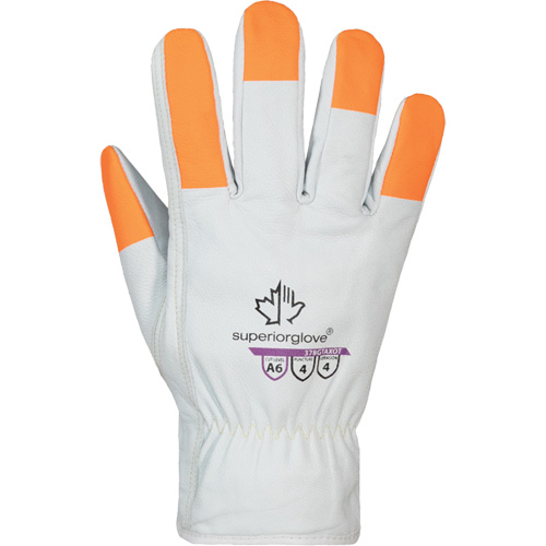 Endura Pro High-Visibility Cut-Resistant Gloves, Size Small, Cowhide Shell, ASTM ANSI Level A6 Advanced Consulting and Training Ltd.